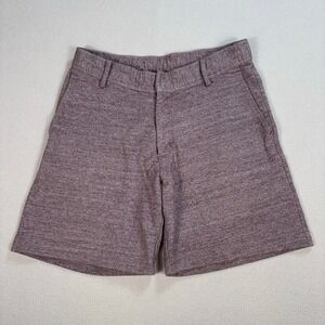 Orlebar Brown Sweat Shorts Men's XS Heathered Red Gray Drawstring Cotton